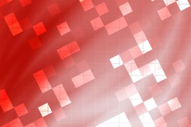 Geometrik şekilli soyut kırmızı arkaplan tasarım projeleri için uygun dinamik bir şablon oluşturuyor