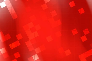 Geometrik şekilli soyut kırmızı arkaplan canlı ve dinamik bir şablon oluşturuyor