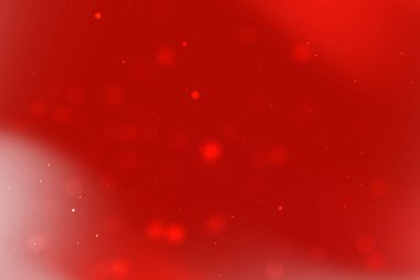 Yumuşak bokeh ışıklarıyla soyut kırmızı arkaplan sıcak, şenlikli bir atmosfer oluşturur (1)