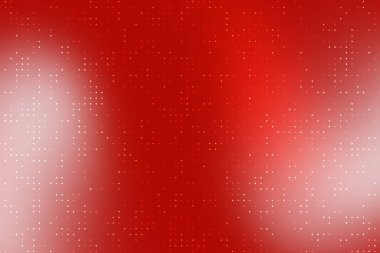 Yumuşak eğimli ve noktalı desenli soyut kırmızı arkaplan, dijital tasarımlar ve duvar kağıtları için uygun