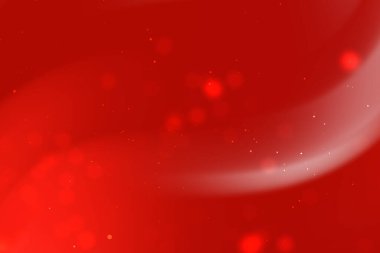 Yumuşak dalgalar ve bokeh ışıkları ile soyut kırmızı arkaplan, festival temaları veya tasarımları için uygundur