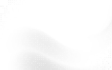 Modern tasarım projeleri için uygun, yumuşak kıvrımlı ve noktalı soyut beyaz arkaplan