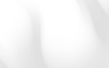 Yumuşak eğriler ve gradyanlarla soyut beyaz arkaplan, minimalist tasarım projeleri için ideal