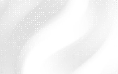 Yumuşak dalgalı ve noktalı desenli soyut beyaz arkaplan, modern tasarım projeleri için ideal