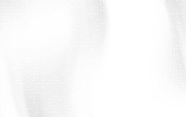 Modern tasarım projeleri için uygun ince gradyan ve noktalı dokuya sahip soyut beyaz arkaplan