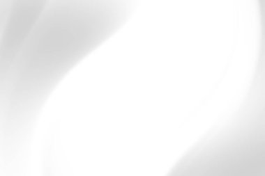 Soyut beyaz dalga deseni minimalist bir tasarımda hareket ve sükunet hissi yaratıyor.