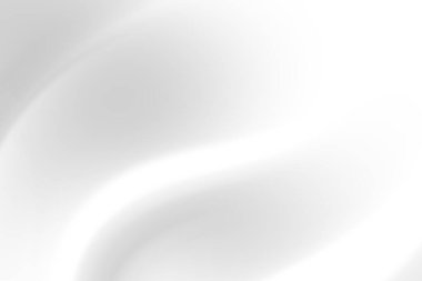 Yumuşak eğimli soyut beyaz dalga deseni sakin ve minimalist bir arkaplan oluşturur