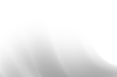 Gri tonlarda yumuşak, akışkan soyut dalgalar tasarım kullanımı için sakin bir zemin oluşturur