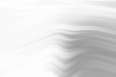 Soyut akışkan beyaz dalgalar sanatsal tasarımlar için pürüzsüz, sakin bir arkaplan oluşturuyor