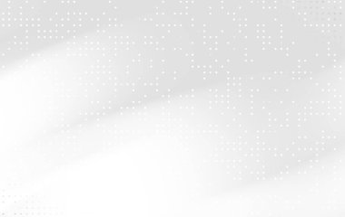 Yumuşak beyaz ve gri tonlara sahip soyut eğimli arkaplan, dingin ve modern bir atmosfer yaratıyor.