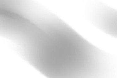 Tasarım kullanımı için yumuşak eğimlere sahip soyut gri ve beyaz dalga deseni arkaplanı