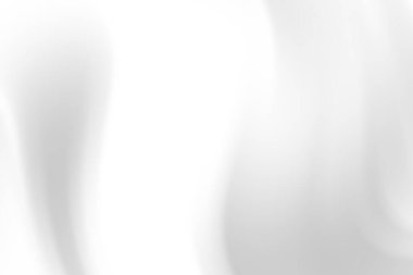 Soyut beyaz ve gri dalga desenleri yumuşak eğimli sakin bir atmosfer yaratıyor.