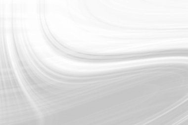 Soyut beyaz ve gri dalgalar sorunsuz akarak tasarım kullanımı için sakin bir arkaplan oluşturur