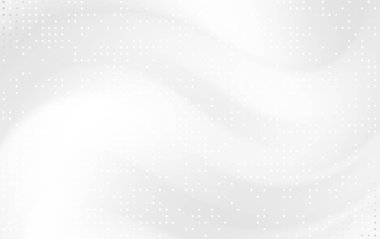 Düz akış eğrileri ve ince noktalı desenleri olan soyut beyaz arkaplan, tasarım kullanımı için ideal