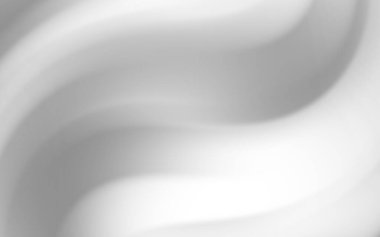 Monokromatik gri tonlarda soyut düz kıvrımlar dingin ve modern bir arkaplan oluşturur