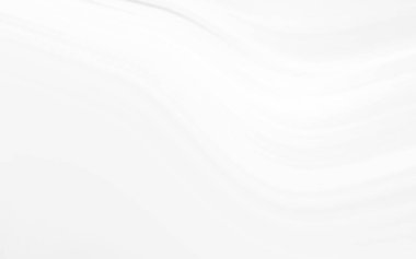 İnce akış dalgaları olan soyut beyaz arkaplan, minimal tasarım projeleri için ideal