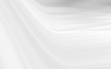 İnce dalgalarla, tasarım ve sanat projeleri için ideal olan soyut beyaz eğimli arkaplan