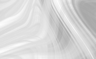 Gri ve beyaz soyut girdap desenleri, arka planlar için uygun pürüzsüz, akışkan bir doku oluşturur
