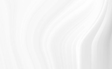 Yumuşak akış çizgileri olan soyut beyaz arkaplan, minimalist tasarım ve dijital sanat için ideal