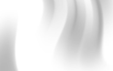 Soyut beyaz dalgalar yumuşak gradyan arkaplan ile pürüzsüz, akıcı bir doku oluşturur