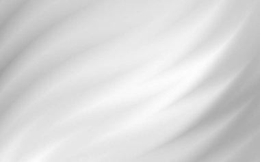 Yumuşak, akışkan beyaz kumaş ve yumuşak kıvrımlar, sakin ve zarif bir arka plan etkisi yaratır.