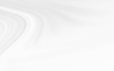 Yumuşak eğrili soyut akıcı beyaz arkaplan, minimalist tasarım veya sunumlar için ideal