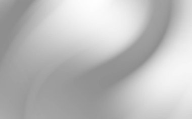 Pürüzsüz akış eğrileri ve gradyanlarıyla soyut monokrom arkaplanı sakin bir atmosfer yaratıyor