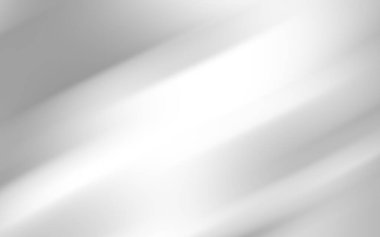 Çağdaş tasarım için ideal, pürüzsüz akış çizgileri olan soyut gümüş ve beyaz gradyan arkaplan