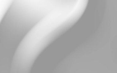 Gri tonlardaki soyut pürüzsüz eğriler tasarım kullanımı için sakin bir arkaplan oluşturuyor