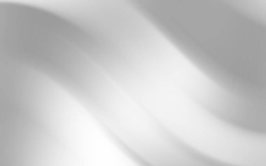 Soyut pürüzsüz gri dalgalar tasarım amaçları için sakin ve modern bir arkaplan oluşturuyor