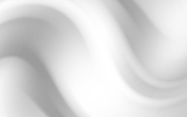 Soyut beyaz dalgalar pürüzsüz, akışkan bir doku yaratıyor.