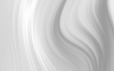Soyut beyaz dalgalar zarifçe akıyor, sakin ve rahatlatıcı bir arka plan dokusu yaratıyor