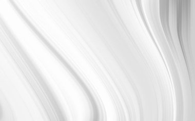 Soyut beyaz dalgalar zarif bir şekilde akıyor, çeşitli tasarım kullanımları için sakin bir arkaplan oluşturuyor