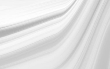 Yumuşak, akışkan beyaz kumaş zarif bir şekilde örtülmüş, yumuşak gölgeli sakin bir atmosfer yaratıyor.