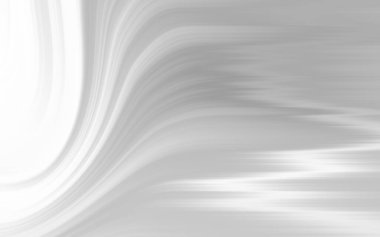 Yumuşak kıvrımlı, soyut akışkan gri ve beyaz tasarım, arka plan veya dokular için idealdir