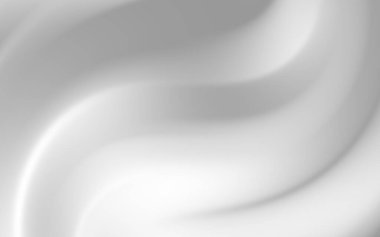 Akan soyut gri ve beyaz dalgalar tasarım için pürüzsüz ve sakin bir arkaplan oluşturuyor