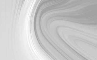 Soyut akışkan gri ve beyaz dalgalar arka plan ve tasarımlar için pürüzsüz bir doku oluşturur