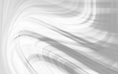 Gri tonlarda soyut akış çizgileri tasarım için dinamik ve modern bir arkaplan oluşturuyor