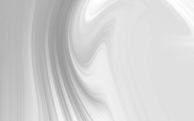 Pürüzsüz akış çizgileriyle soyut gri ve beyaz girdap deseni sakin bir zemin oluşturur