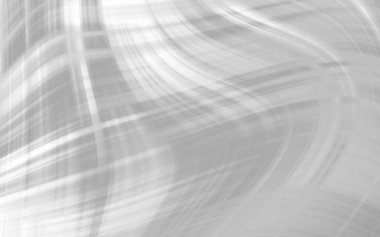 Soyut ışık izleri, minimalist gri arka planda dinamik bir hareket etkisi yaratır.