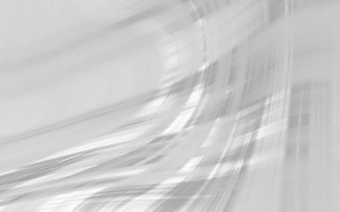 Soyut monokrom dalga desenleri minimalist bir ortamda hareket ve akıcılık hissi yaratıyor.