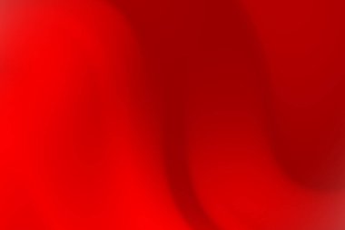 Pürüzsüz akış şekillerine sahip soyut kırmızı eğimli arkaplan, tasarım ve dijital kullanım için ideal