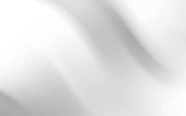 Gri tonlarında yumuşak dalgalarla soyut eğimli arkaplan, minimalist tasarım için ideal.
