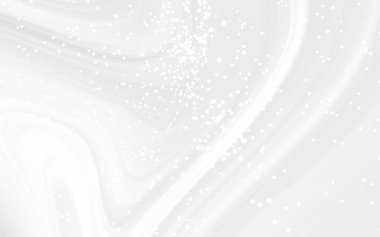 Girdap desenleri ve ince parıltıları olan soyut beyaz arkaplan, tasarım projeleri için ideal