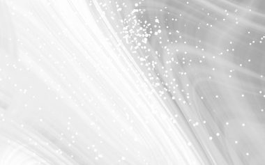 Soyut dönen ışık desenleri ve yumuşak beyaz noktalı gölgeler rüya gibi bir atmosfer yaratıyor.