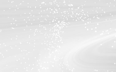 Dağılmış ışık parçacıklarının oluşturduğu yumuşak beyaz dokuların arka planı rüya gibi bir atmosfer yaratıyor.