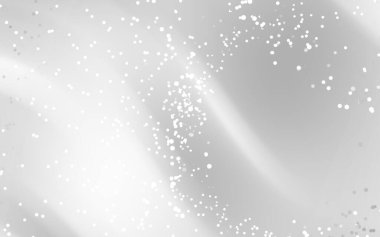 Yumuşak dalgalar ve dağınık ışık yansımaları ile soyut gümüş arkaplan, tasarım kullanımı için ideal