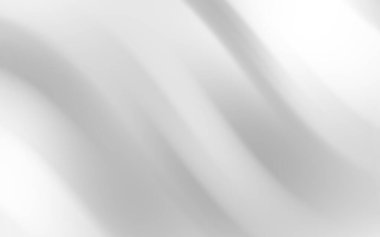 Soyut gri ve beyaz dalgalar modern arkaplanlar için pürüzsüz, akıcı bir doku yaratıyor