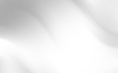 Soyut beyaz ve gri dalga arkaplanı tasarım kullanımı için sakin bir atmosfer yaratıyor