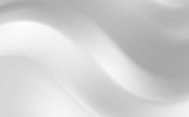 Gri tonlarda soyut akış dalgaları pürüzsüz ve rahatlatıcı bir arka plan etkisi yaratır